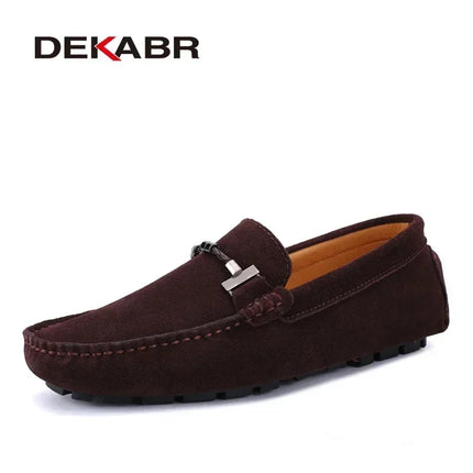 DEKABR Uomini Alla Moda Scarpe Casual di Grandi Dimensioni 38-47 di Marca Estate Mocassini Da Guida Traspirante All'ingrosso Uomo Calzature Morbide Scarpe Per Gli Uomini