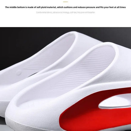 Pantofole in cocco Le donne indossano sandali Coppia fondo spesso Eva Step on Shit Feeling Home Home Pantofole di grandi dimensioni Scarpe - platinumshop