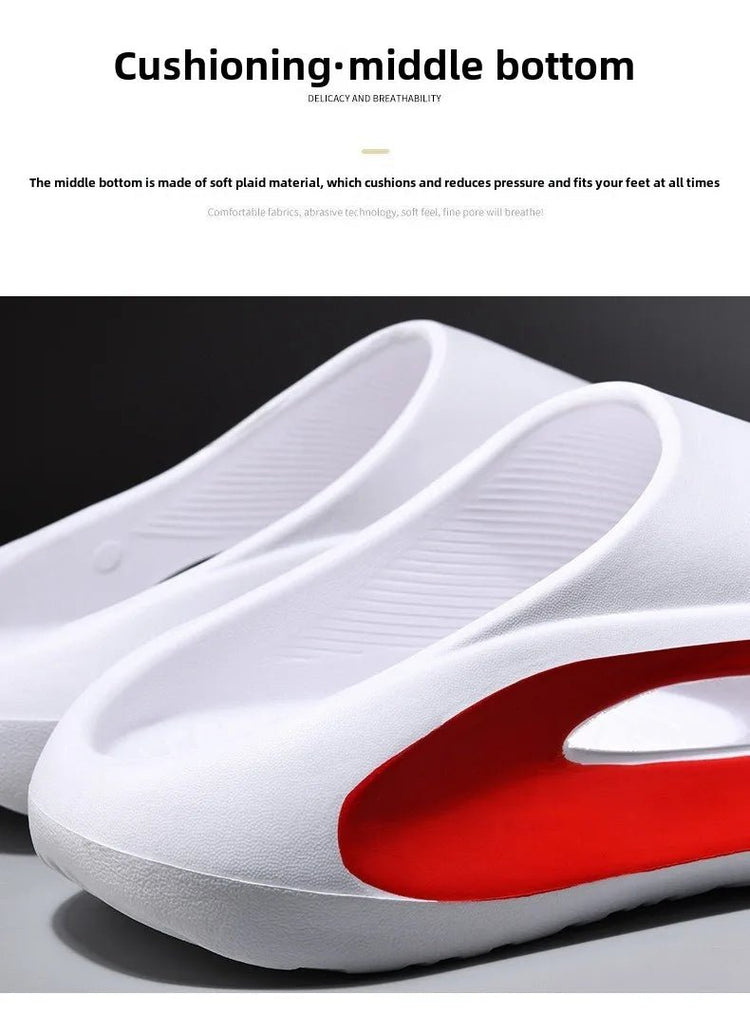 Pantofole in cocco Le donne indossano sandali Coppia fondo spesso Eva Step on Shit Feeling Home Home Pantofole di grandi dimensioni Scarpe - platinumshop