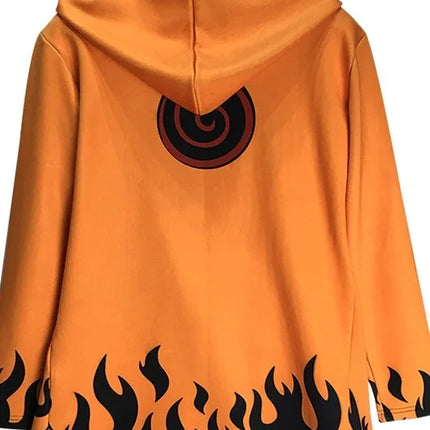 Naruto Men Women 3D Printing Jacket Anime Cosplay Japanese Anime Style Merchandise Windbreaker Mid Length Outdoor Holiday Gift