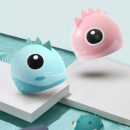 Modello squalo balena proteggi le orecchie per capelli lunghi modello cartone animato dinosauro cappello da nuoto cuffia da nuoto cappello elastico cappello da piscina