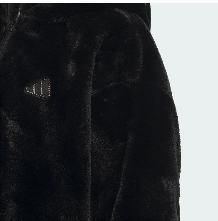 Adidas Official Authentic New Women's Reversible Warm Hooded Jacket JM1051