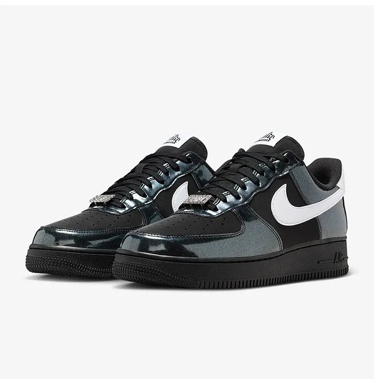 Nike genuine Air Force 1 men's low cut wear-resistant breathable board shoes IB6843-001