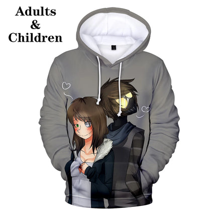 Luxury Novelty Cute Creepypasta Ticcitoby 3D print Hoodies Sweatshirts Men/Women Sweatshirt Casual Long Sleeve Pullovers