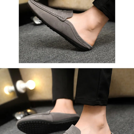 Mocassini da Uomo Leggeri Estivi, Scarpe Comode Senza Lacci, Traspiranti, Casual, con Supporto Parziale, Ciabatte per Uomo