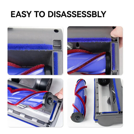 Upgraded For Dyson V7 V8 V10 V11 V15 Direct Drive Brush Head Nozzles Vacuum Cleaner Replaceable Parts Lights Anti Tangling Hair