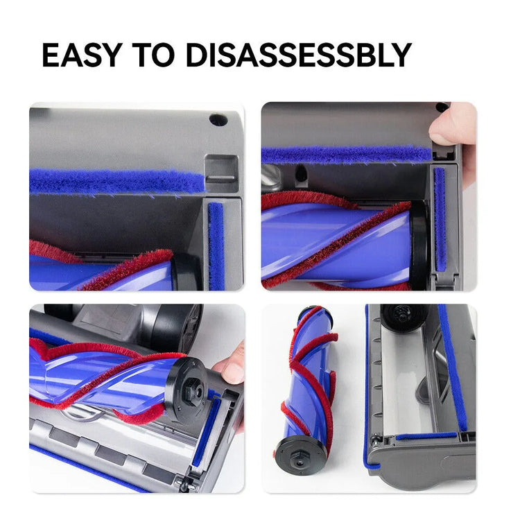 Upgraded For Dyson V7 V8 V10 V11 V15 Direct Drive Brush Head Nozzles Vacuum Cleaner Replaceable Parts Lights Anti Tangling Hair