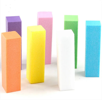 5/10/15/20Pcs Nail Buffer Professional Nail File Polisher Block Manicure Pedicure Files Sanding Polishing Sponge Nail Art tools 2028