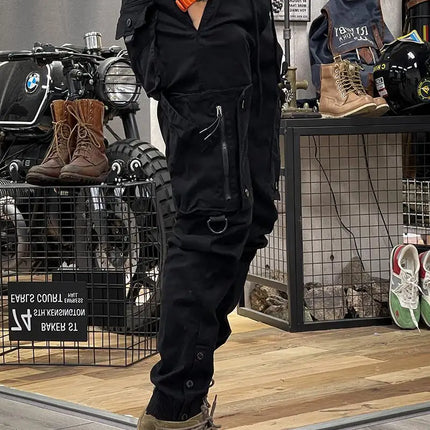 2025 New Men's Cargo Pants Tactical Military Work Pants Outdoor Jogger Casual Trousers Straight Leg Spring Autumn Utility Pants