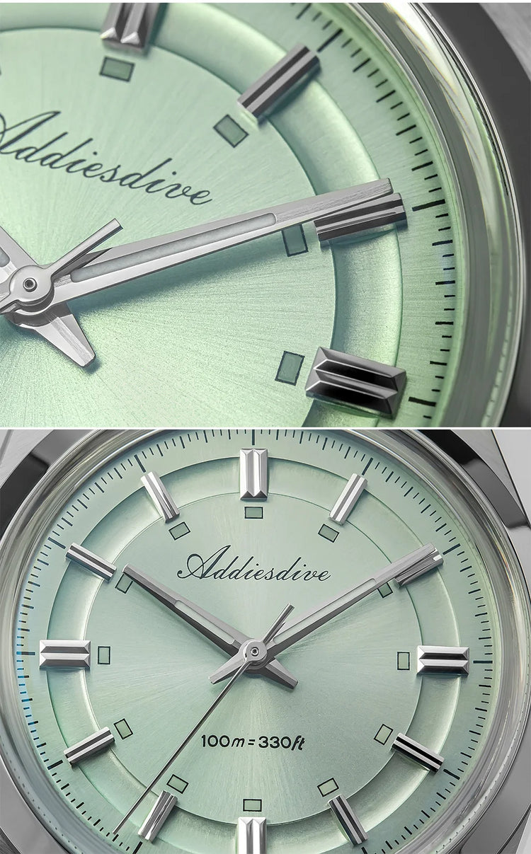ADDIESDIVE36mm Luxury Men's Quartz Watch Japan VH31 Movement 100m Waterproof Super Luminous Quartz Men's Business Watch AD2515