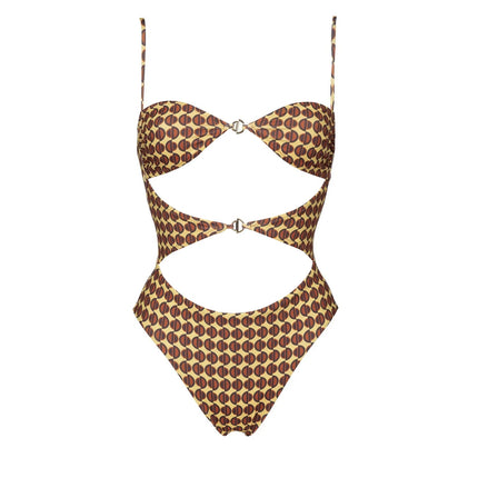 Costume da bagno bikini sexy con scollo all'americana con pantaloni Costumi da bagno Donna Bikini brasiliano Costume da bagno a gamba alta Estate femminile platinumshop