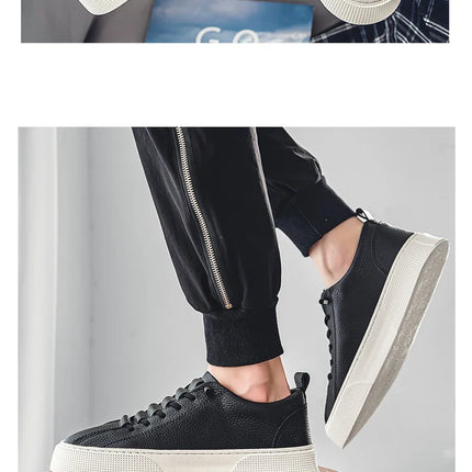 Sneakers for Men  Fashion Casual Lace Up Round Toe Flat White mens Running Sport Shoes Zapatillas Deportivas Hombre