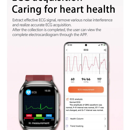 2026 Nuovo aggiornamento AI diagnostico Airbag pressione sanguigna precisa salute SmartWatch acido urico ECG lipidi nel sangue Smartwatch uomo donna platinumshop