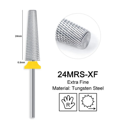 Carbide Large Cone Nail Drill Bits Electric Milling Cutter For Gel Polish Removal Grinding DIY Home Salon Manicure Pedicure Nail Art Accessories Supplies