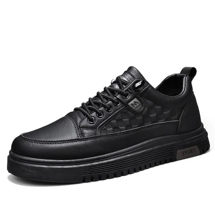 Men's Flat Casual Shoes Spring Breathable Soft-Sole Anti-Slip Outdoor Walking Shoes Youth Fashion White Shoes Sports Board Shoes