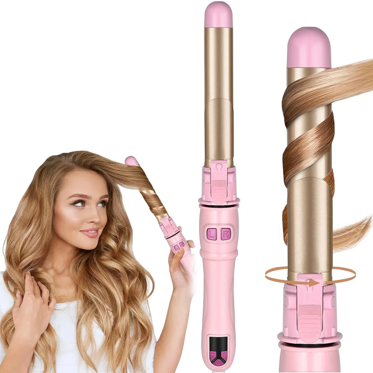 Automatic Curling Iron Hair Curler Electric Negative Ion Auto Rotating Curling Tool 1.1 Inches Barrel Suitable for All Hair Type