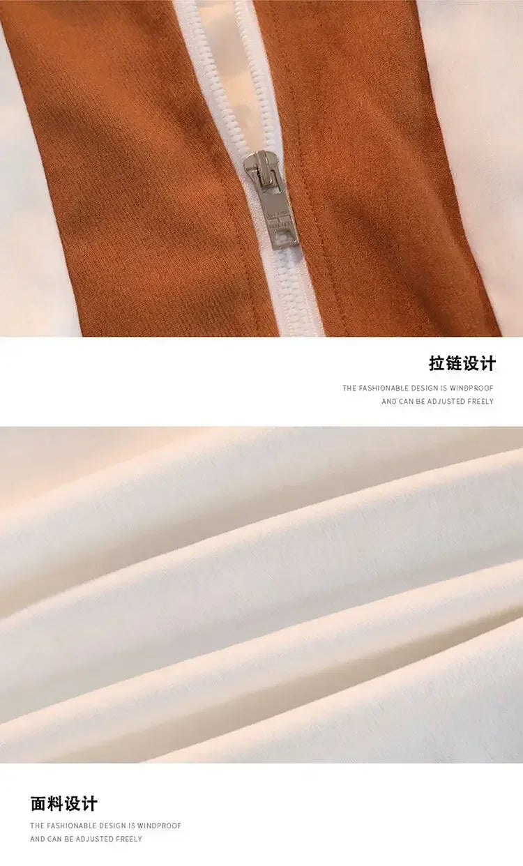 Men's Autumn New Trendy Brand All-match Student Hooded Jacket Plus Size Coats Women High Quality Varsity Baseball Uniform Jacket
