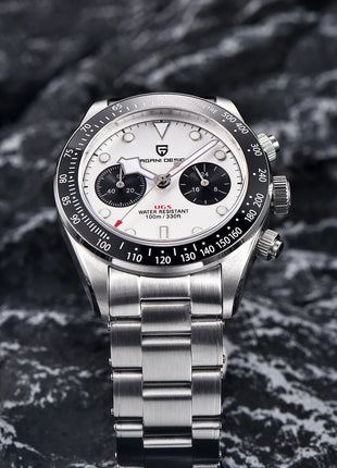Nuovo Orologio da Uomo PAGANI DESIGN BB Panda 2026, Orologio al Quarzo di Lusso Retrò, Cronografo Sportivo da Polso, Impermeabile 100M, Luminoso