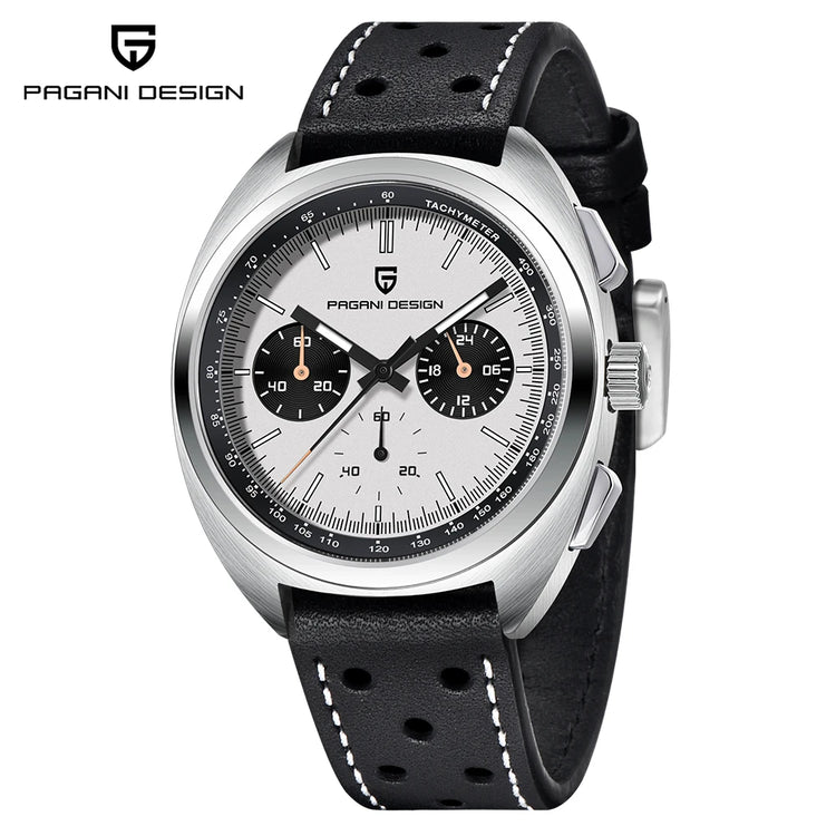Orologio da Uomo PAGANI DESIGN con Quadrante Giallo, Cronografo al Quarzo, Movimento Giapponese VK63, Vetro Zaffiro, Impermeabile, Novità 2026