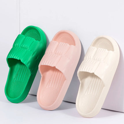 2023 Women's Soft Sole Cloud Slippers Thick Platform Indoor Outdoor Summer Beach Sandals EVA Non-slip Flip Flops