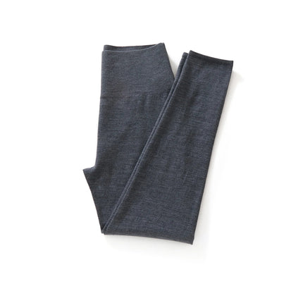 100% fine spun wool knitted pants for women, soft and comfortable thin wool leggings, slim fit solid color leggings PlatiNum
