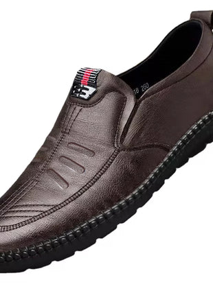 Mocassini da uomo in pelle PU antiscivolo appartamenti da passeggio traspiranti slip on da esterno scarpe casual per scarpe da ginnastica da guida per ufficio da lavoro maschile2