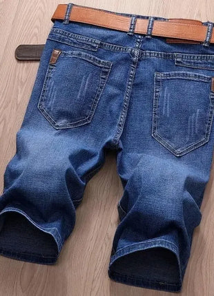 Jorts in denim slim da uomo stile classico da uomo Estate New Business Fashion Thin Stretch Short Casual jorts da uomo