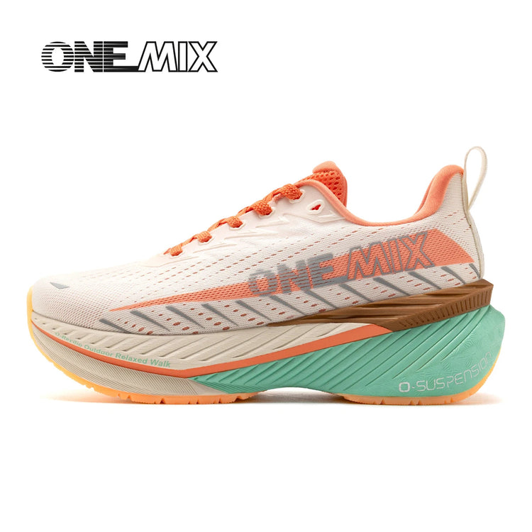 ONEMIX-Scarpe da corsa leggere per uomo e donna Scarpe sportive con ammortizzazione stabile Scarpe da passeggio resistenti alle rimbalzo Novità all'aperto PlatiNum