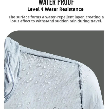 Golf Raincoat Rain Jacket Waterproof Lightweight Quick-Dry UV Sun Protection Breathable Outdoor Sports Men Women Golfing Apparel PlatiNum