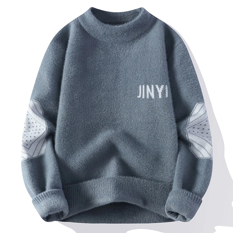 Sweaters men Winter Letter pattern thick sweater men Student youth sweaters autumn Men's wool pullovers full