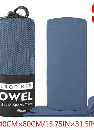 Asciugamano Sportivo ad Asciugatura Rapida Multifunzionale per Viaggi, Nuoto, Yoga, Ultra Morbido, Leggero, Super Assorbente in Microfibra per Palestra