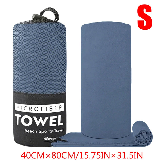 Quick Dry Multifunctional Sports Towel for Travel, Swimming, Yoga, Ultra Soft, Lightweight, Super Absorbent Microfiber for Gym