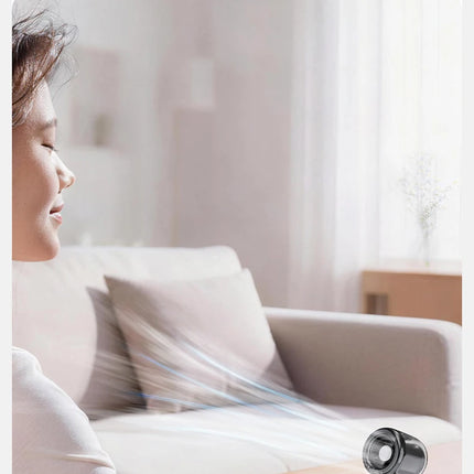 Mini Ventilatore Portatile con Nebulizzatore d'Acqua, 5 Velocità, Batteria 3600mAh, Ricaricabile USB-C, Umidificatore, Pieghevole, da Appendere al Collo