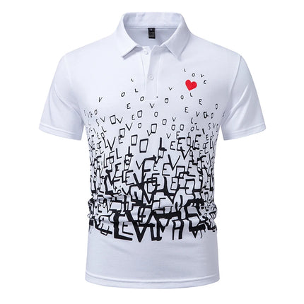 Men's Summer Short Sleeve Polo, Henley Collar T-Shirt, Solid Color T-Shirts, T-Shirt T11