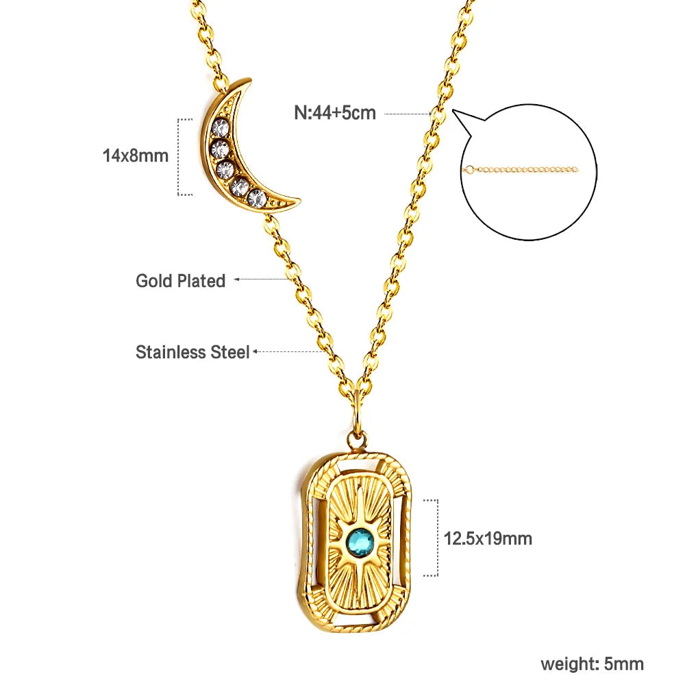 LUXUKISSKIDS Hamam Chunky collana Luxury Trendy Eyes ciondolo ciondoli a mano di sales collari con strass a cuore estetica y2k Choker