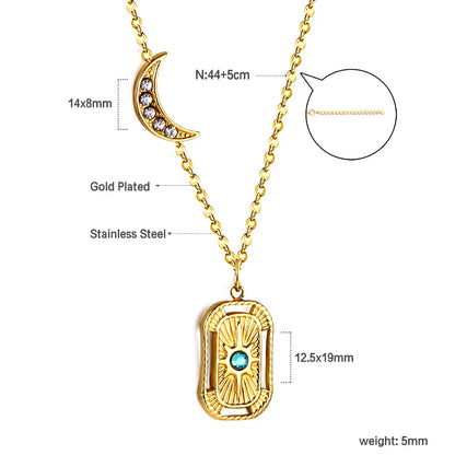 LUXUKISSKIDS Hamam Chunky collana Luxury Trendy Eyes ciondolo ciondoli a mano di sales collari con strass a cuore estetica y2k Choker