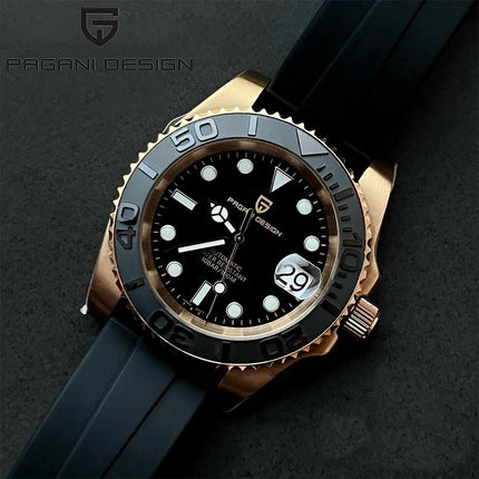 PAGANI DESIGN V2 40MM Orologio Meccanico di Lusso da Uomo Vetro Zaffiro con Rivestimento AR Acciaio Inossidabile Impermeabile Orologi Automatici per Uomo
