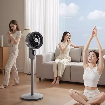 Ventilatore intelligente regolabile con 3 impostazioni di velocità Circolatore d'aria a basso rumore e ventilatore a torre Vento silenzioso e potente Ideale per il raffreddamento domestico