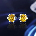 Snowflakes Yellow / 0.5ct Moissanite
