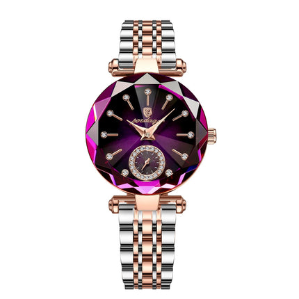 POEDAGAR Orologi al quarzo da donna eleganti di lusso Orologio impermeabile in acciaio inossidabile per donna Orologio da polso da donna alla moda casual reloj platinumshop