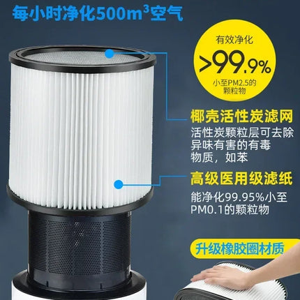 Nuovo ventilatore domestico senza lama da 42 pollici per la purificazione dell'aria: portatile e condizionale.