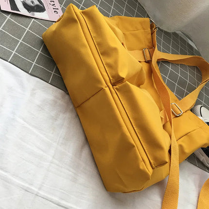 Waterproof Oxford Large Capacity Women Handbag Shoulder Bag Female Crossbody Bags for Women Casual Tote Bag PlatiNum