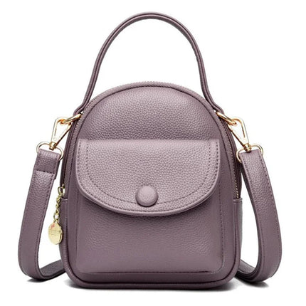 Borsa da Donna di Lusso con Texture Elegante, Multi Tasche, in Pelle PU, per Lavoro Quotidiano, Borsa a Tracolla e a Spalla, Borsetta da Donna
