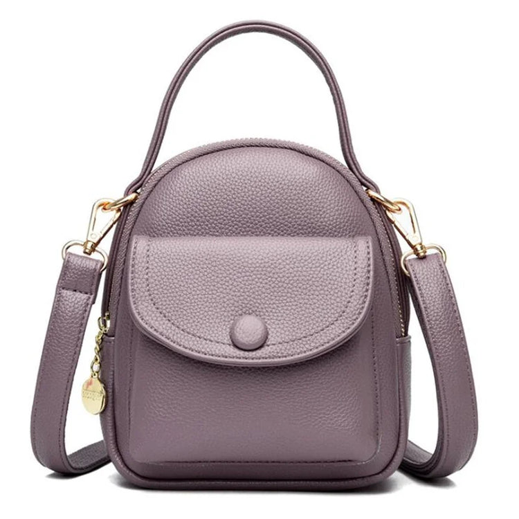 Borsa da Donna di Lusso con Texture Elegante, Multi Tasche, in Pelle PU, per Lavoro Quotidiano, Borsa a Tracolla e a Spalla, Borsetta da Donna