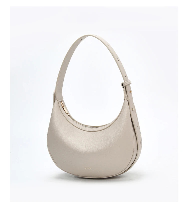 FOXER Women Fashion Small Shoulder Bag Lady 2025 Winter Crossbody Handbag Crescent Underarm Bag Perfect Gift  for Wife