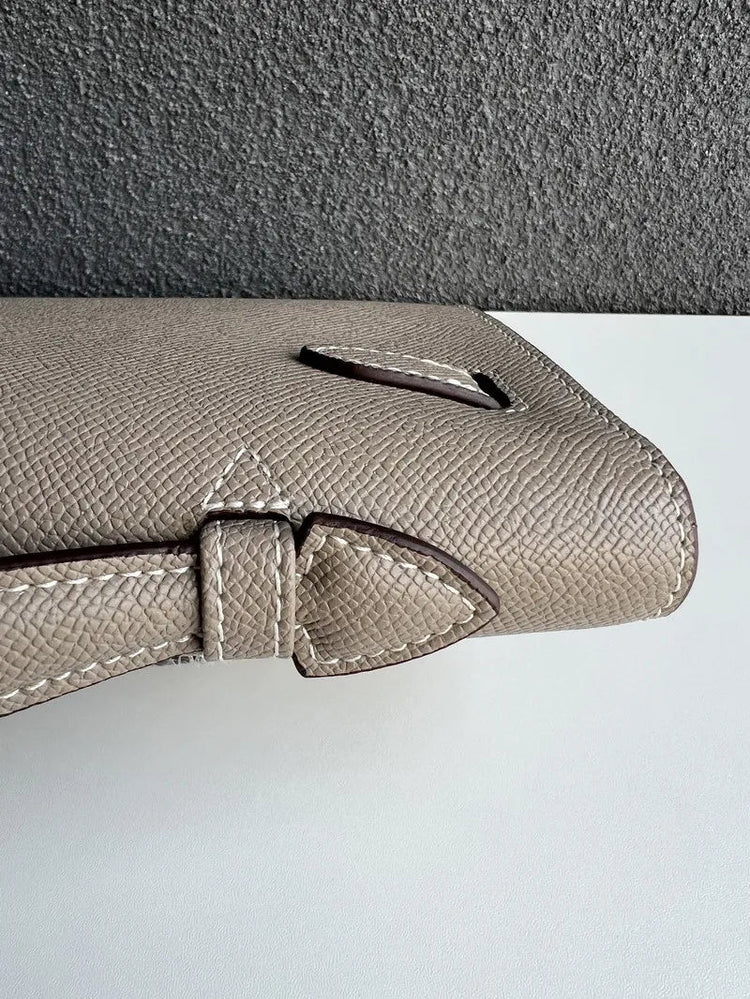 New Ladies Wide Shoulder Strap Large Capacity Bag Niche Luxury Designer Shoulder Crossbody  Head Layer Cowhide Leather PlatiNum