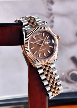 PAGANI DESIGN quadrante smaltato 2025 nuovi orologi da uomo DD36 argento oro orologio automatico di lusso da uomo orologio da polso meccanico impermeabile