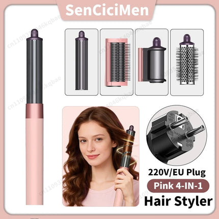 Sencicimen 6 IN 1 Multi Hair Styler Dryer Brush Negative Ion Air Styler for Auto-Wrap Curling Hair Styling Tools Hair Dryer Set