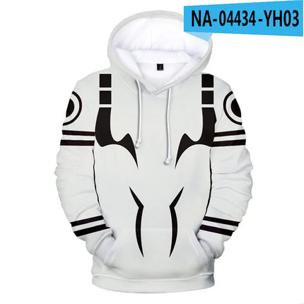 Anime Satoru Gojo 3D Digital Printing Men/Women Autumn Japanese Anime Hoodies Sweatshirt Harajuku Jacket Coat Cosplay Costume