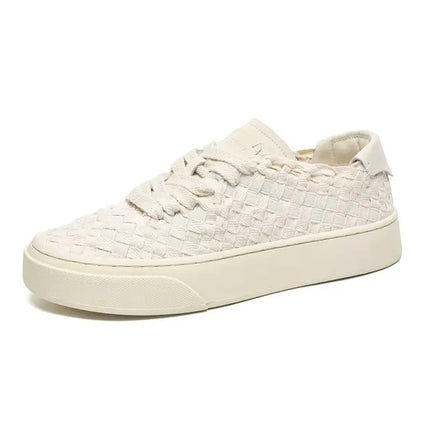 Men's sports shoes and casual shoes thick soled canvas men's shoes fashionable Owens breathable board shoes